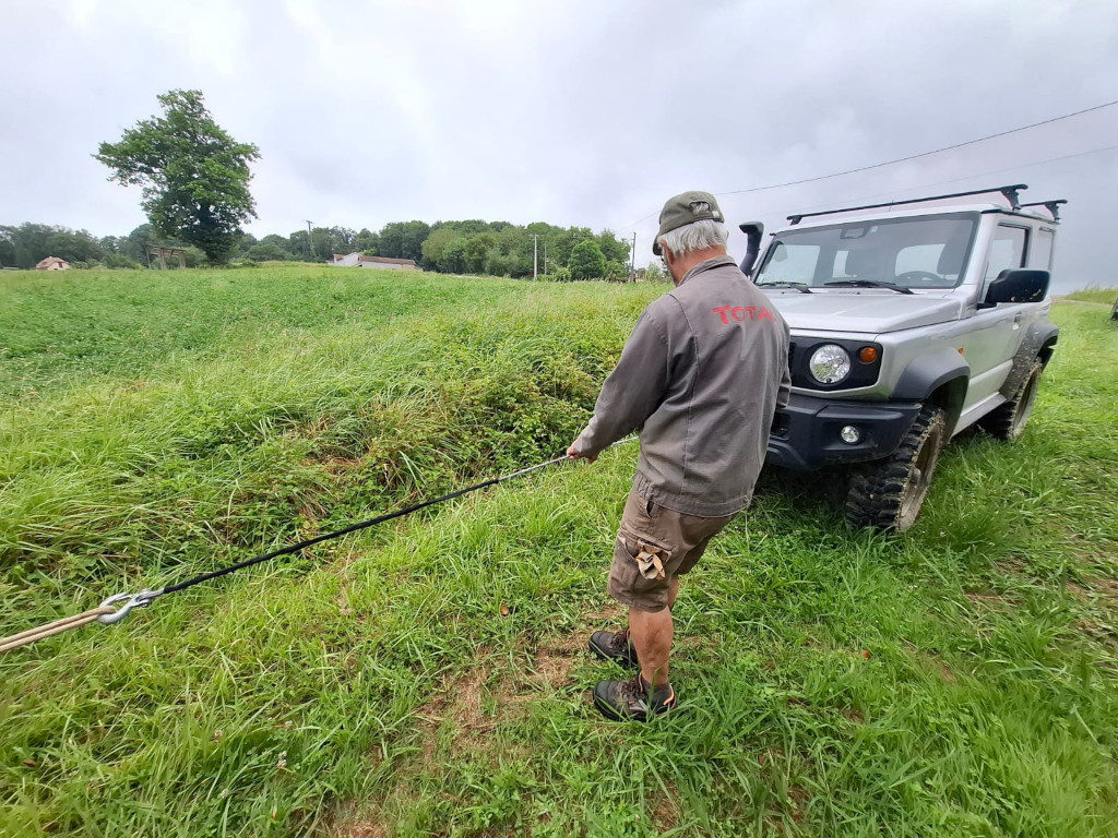 Avec le treuil, c'est plus facile!