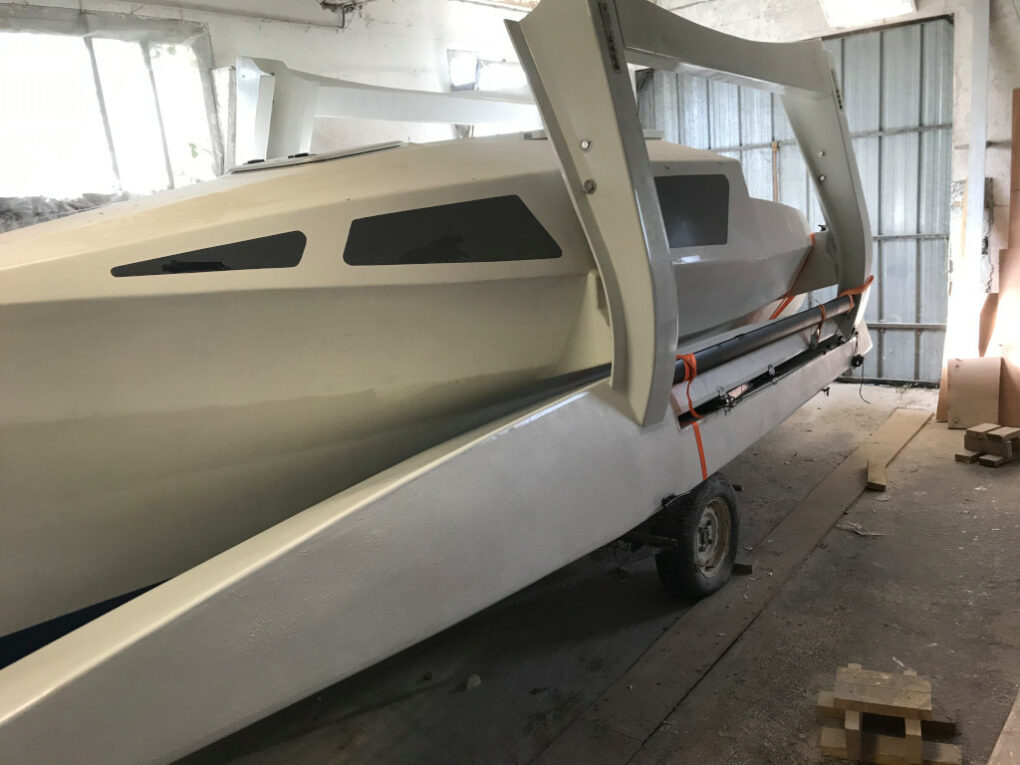 flotteur babord replié